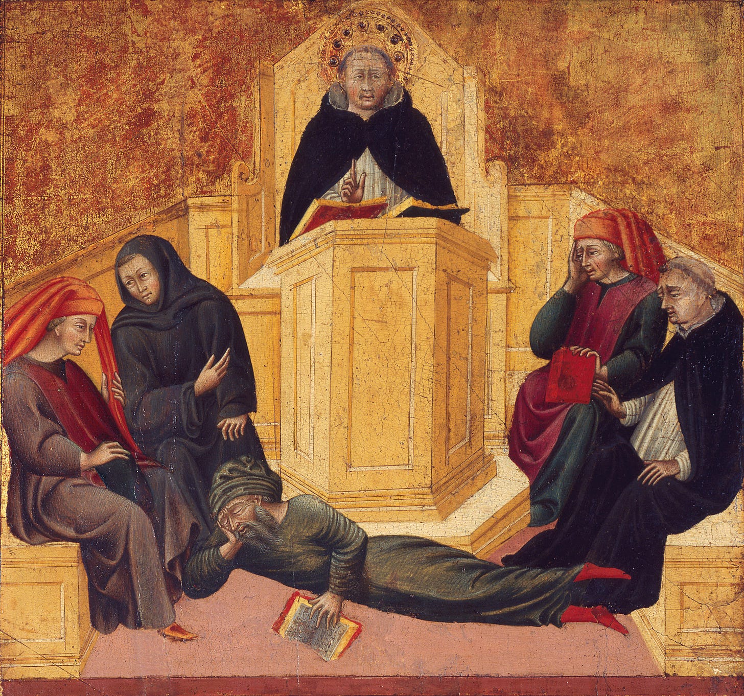 St. Thomas Aquinas Confounding Averroës - Saint Louis Art Museum