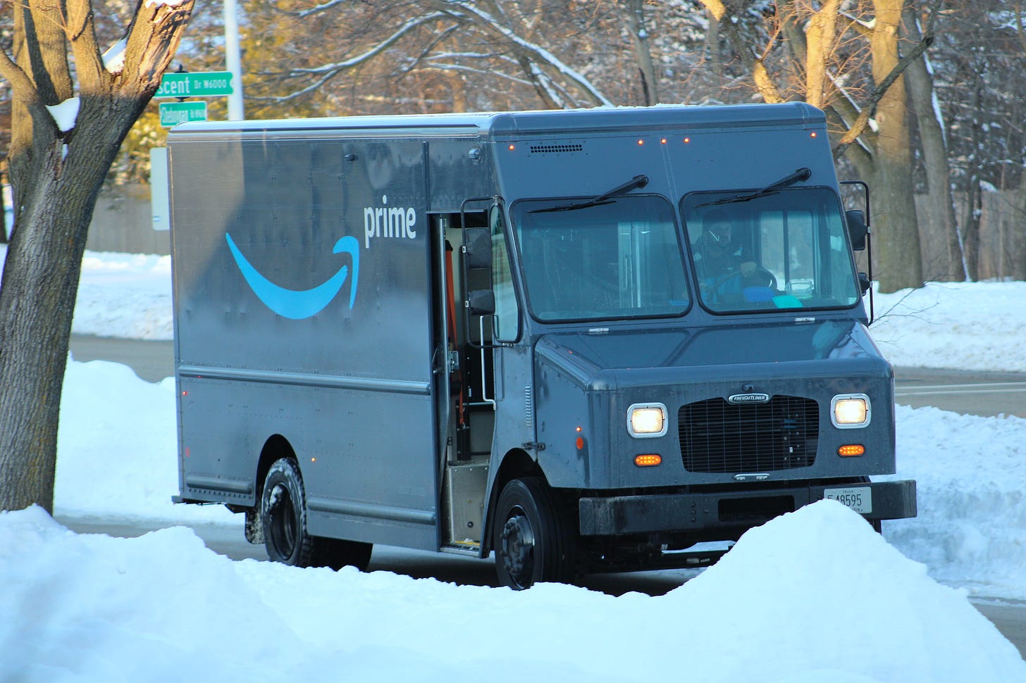 Amazon delivery truck