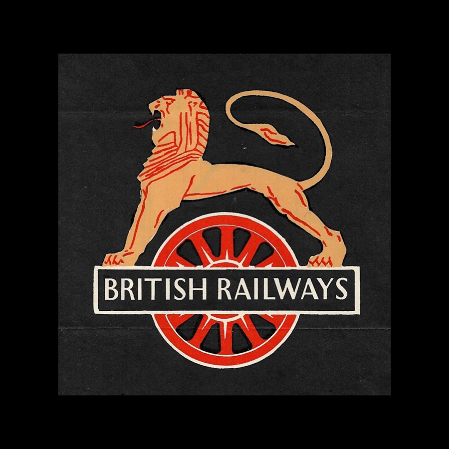 Old British Railways logo, lion and wheel