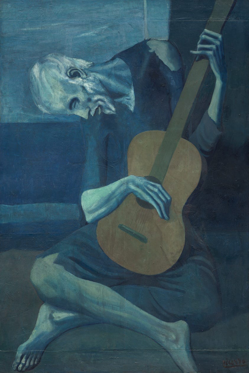 The Old Guitarist | The Art Institute of Chicago