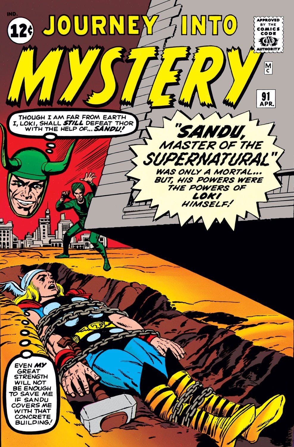 Journey into Mystery Vol 1 91 | Marvel Database | Fandom