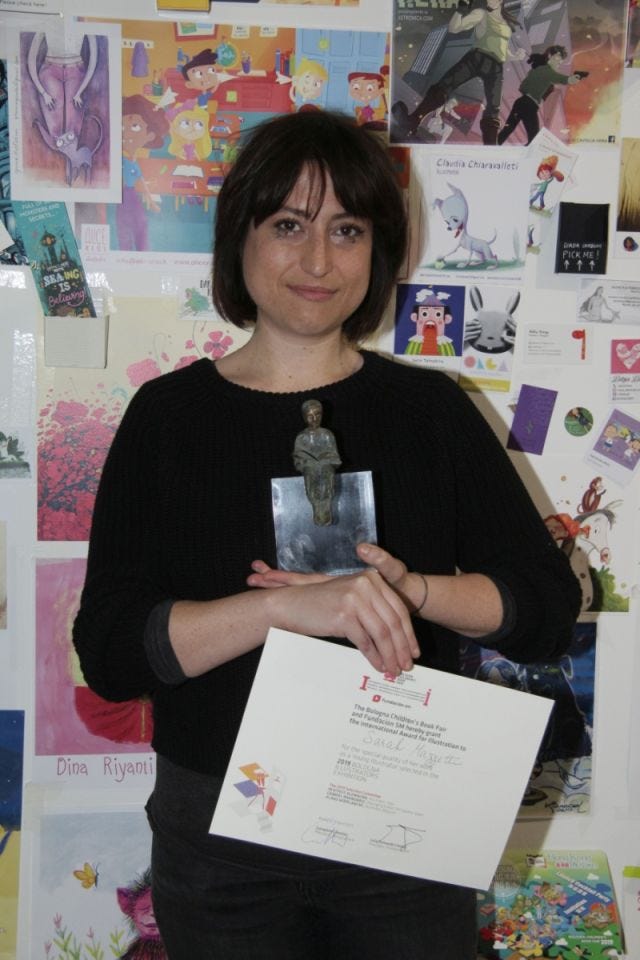 Sarah Mazzetti, vincitrice del Premio BCBF Fundación SM 2019