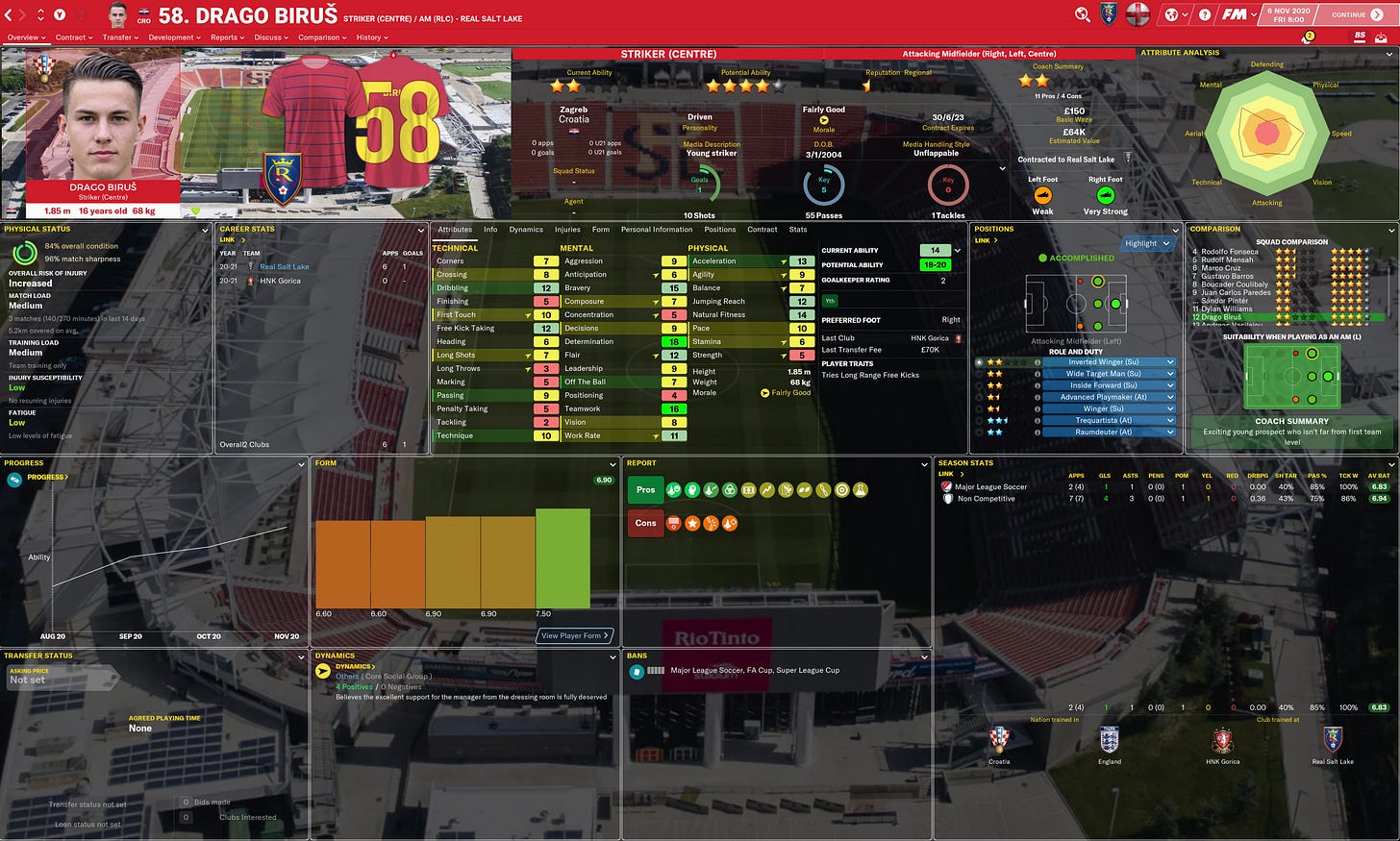Football Manager 2021 Drago Birus