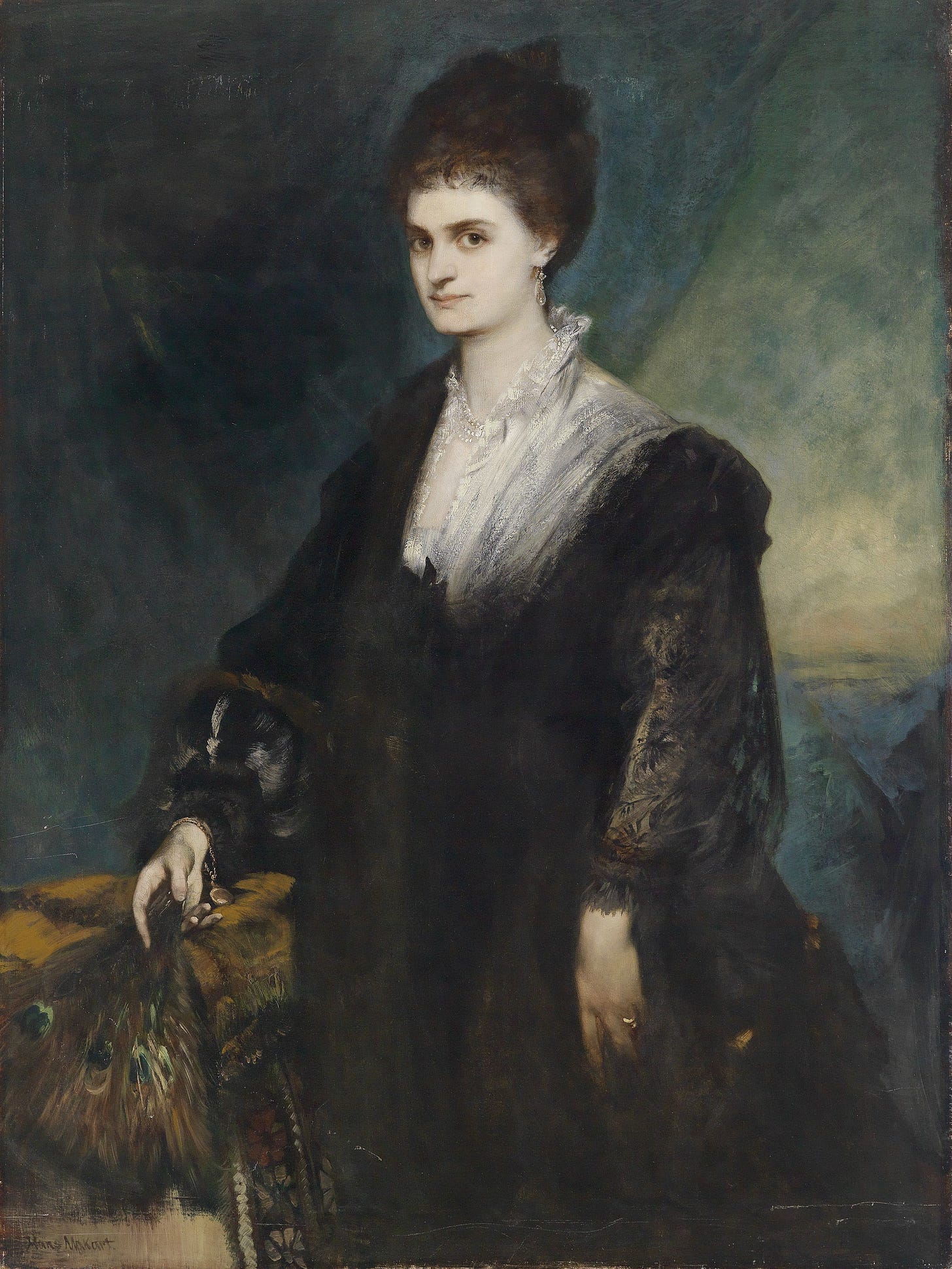 Portrait of Countess Marie von Coudenhove-Kalergi by Hans Makart