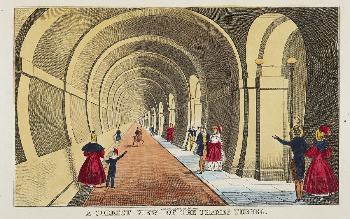 Print: A Correct View of the Thames Tunnel./ Publ — Google Arts &amp; Culture