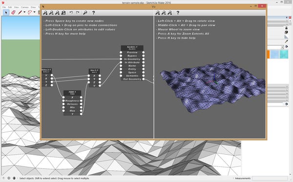 Parametric terrain generation