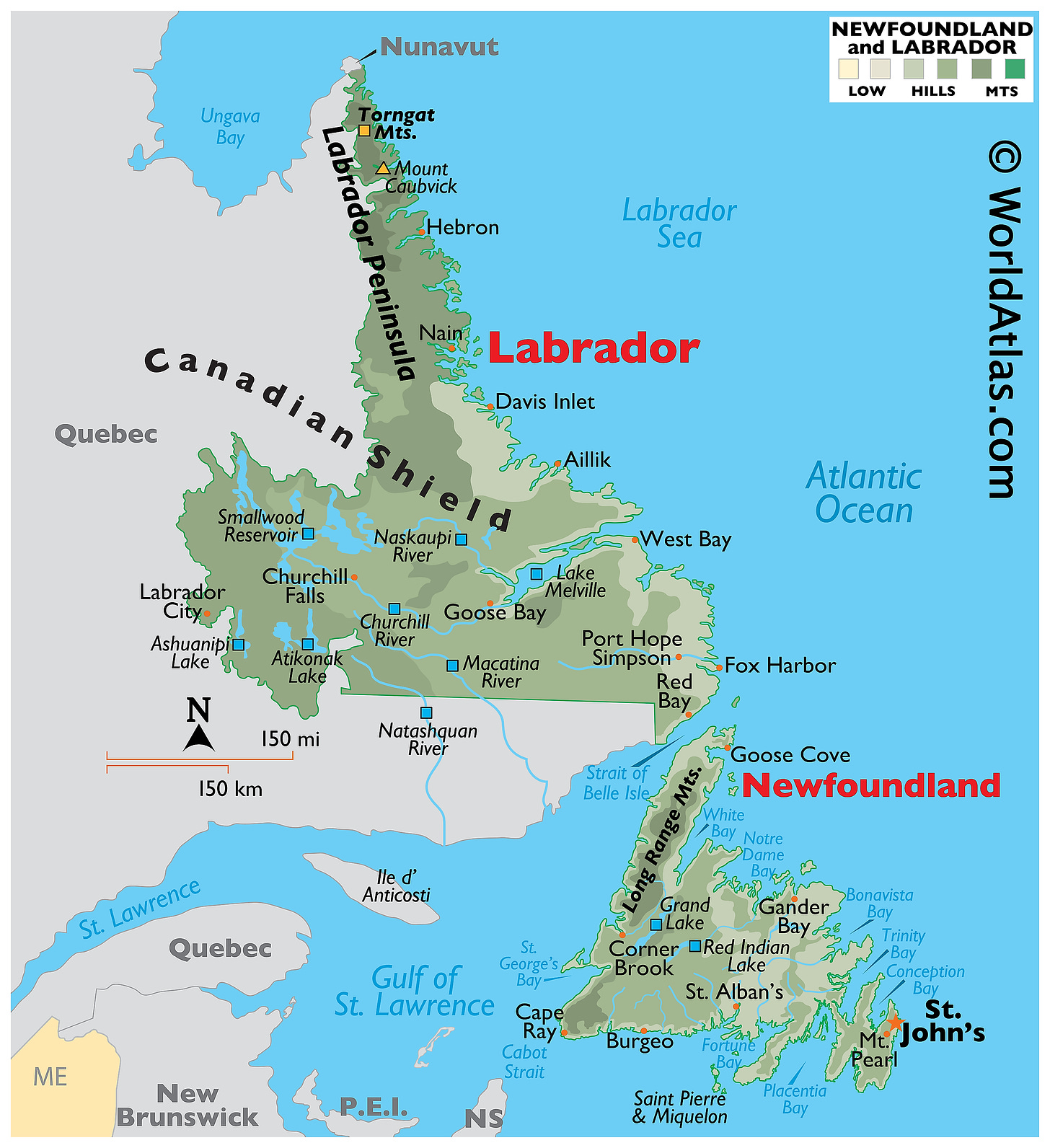 Newfoundland and Labrador Maps & Facts - World Atlas