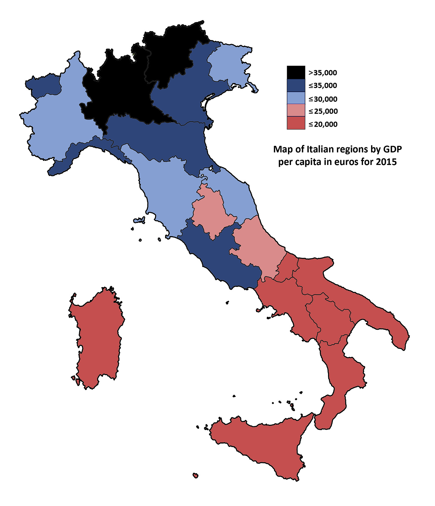 File:Map of Italian regions by GDP per capita in euros (2015) alternative  colours.jpg - Wikimedia Commons