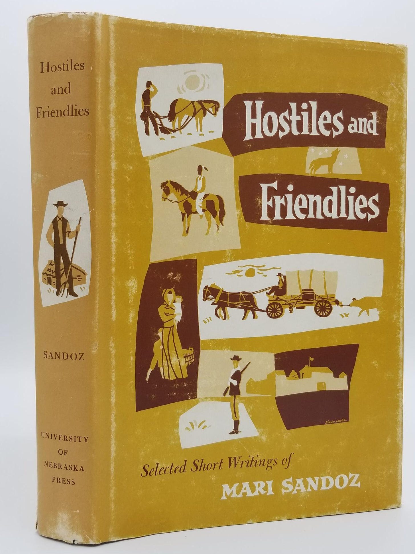 Cover of Hostiles and Friendlies by Mari Sandoz