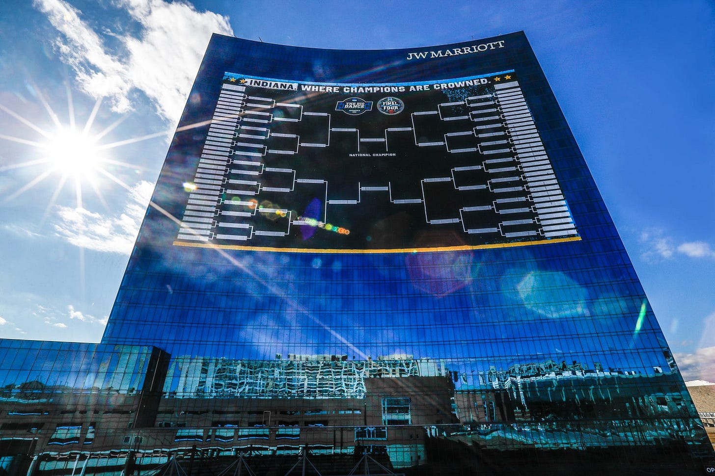 Largest NCAA Tournament bracket: JW Marriott breaks record Largest NCAA Tournament bracket: JW Marriott breaks record