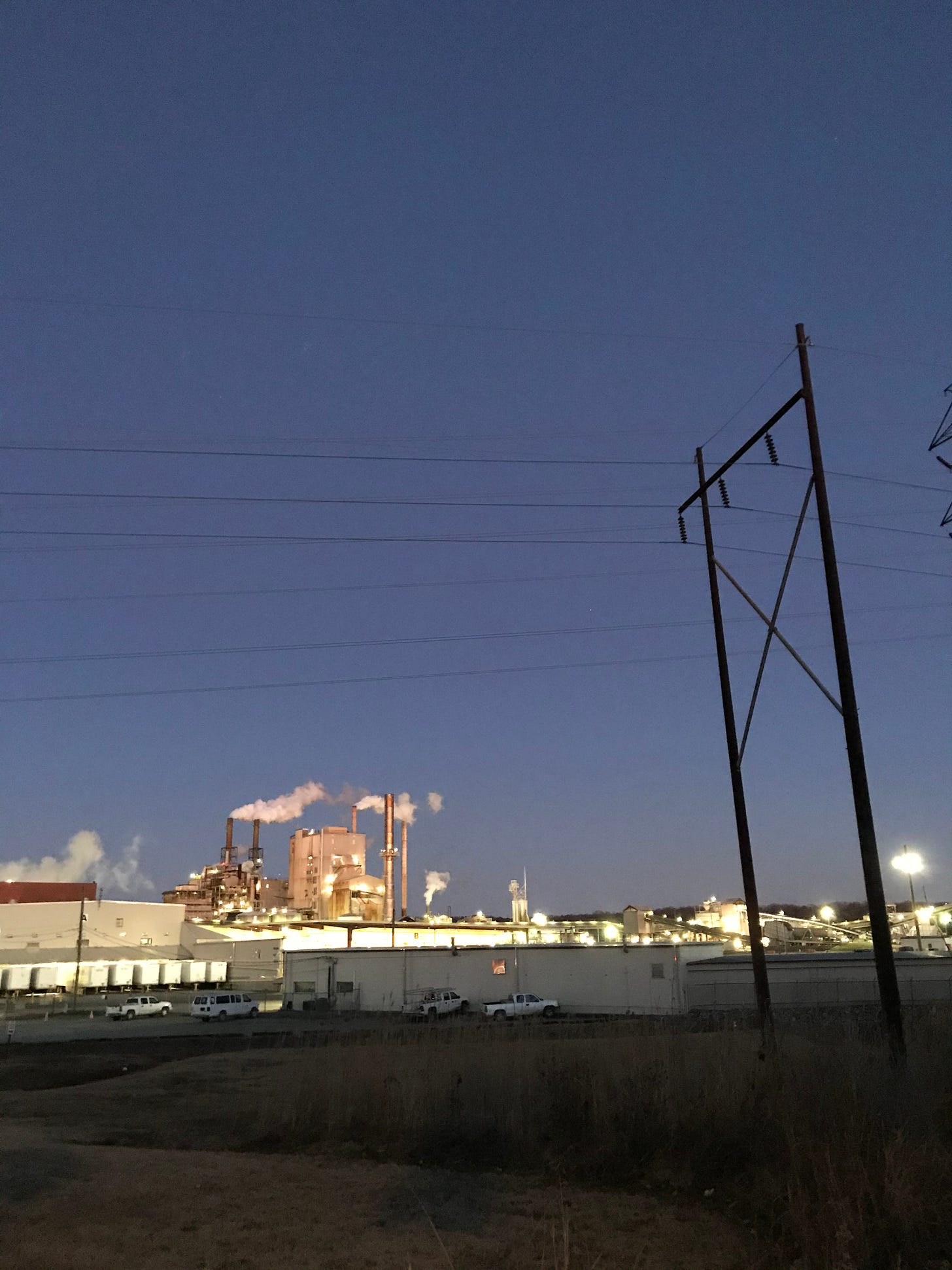 Factory in Roanoke Rapids, North Carolina.