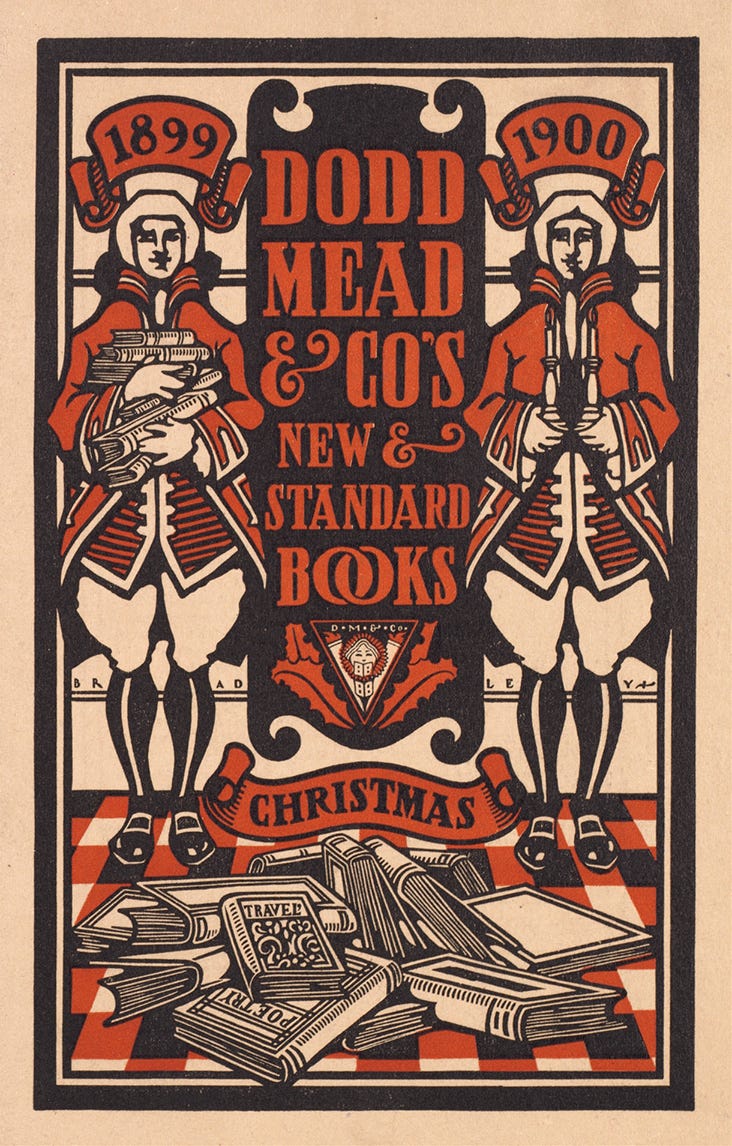 Dodd Mead and Co’s new and standard books, Christmas (1900) by Will Bradley