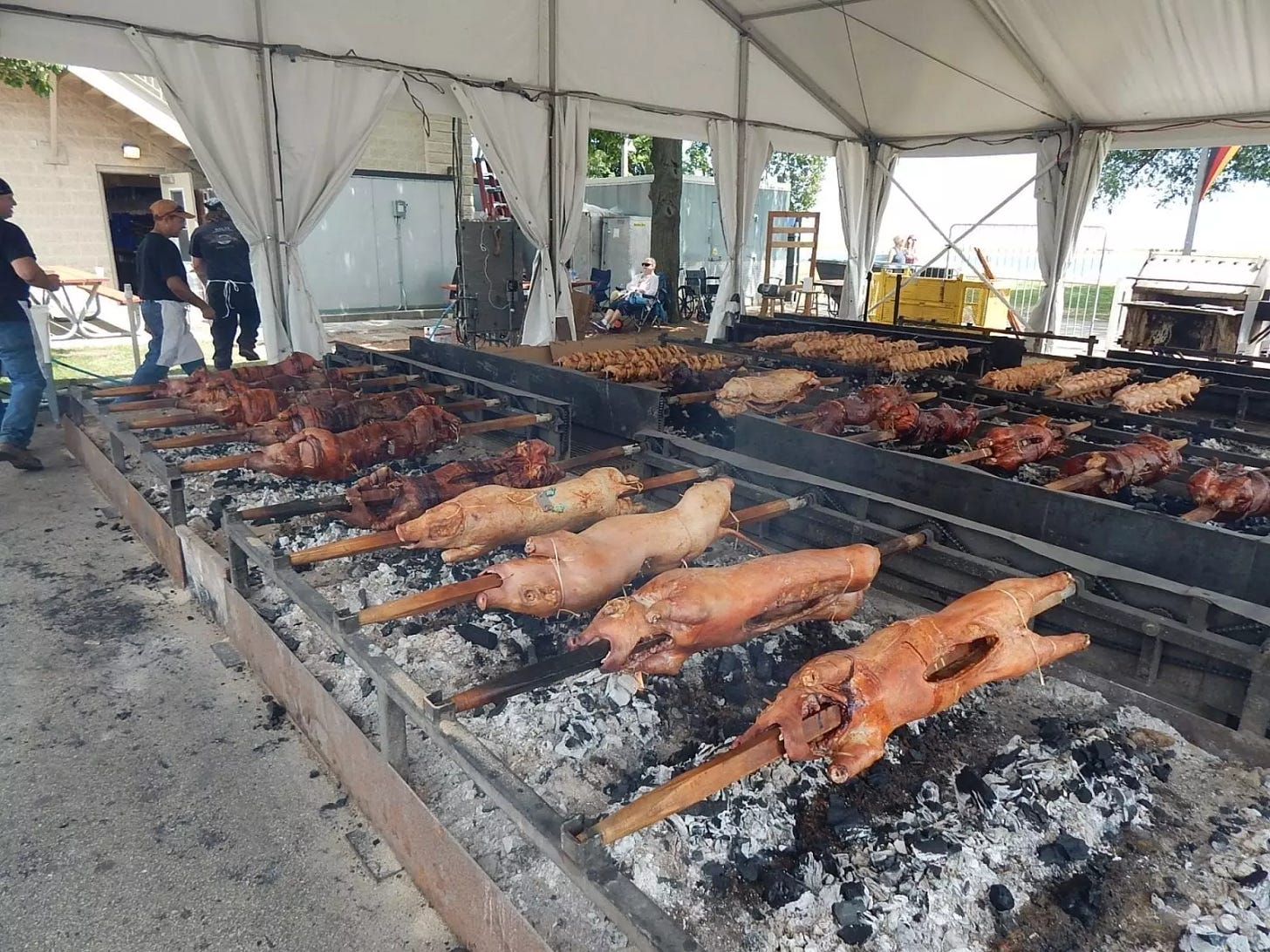 What is Spanferkel? A Roasted Pig, Perfect for Any German Festival!