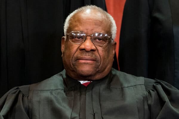 Justice Clarence Thomas’s illness was not Covid-19 or related to the coronavirus, a spokeswoman for the Supreme Court said.