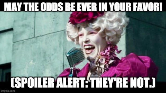 May the Odds Be Ever In Your Favor: Coronapocalypse University Edition –  Dynamics of Writing