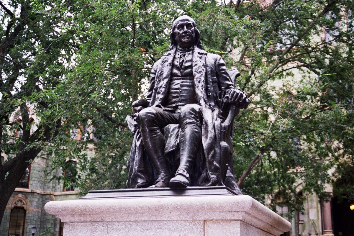 Benjamin Franklin - One of America's Founding Fathers | The Constitutional  Walking Tour of Philadelphia