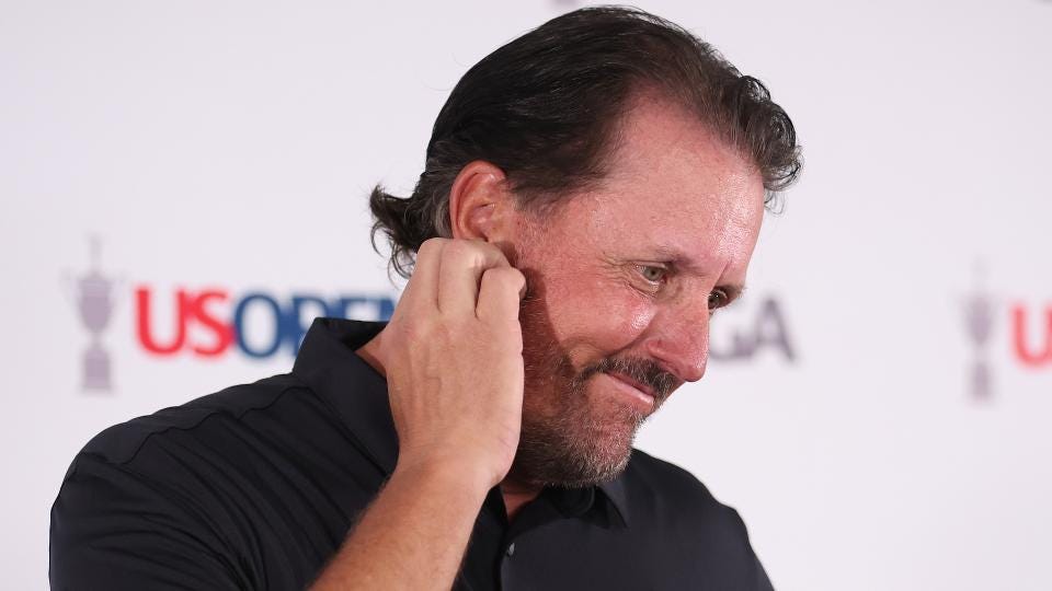 Phil Mickelson addresses LIV Golf, PGA Tour future, gambling and more in  U.S. Open press conference | Sporting News