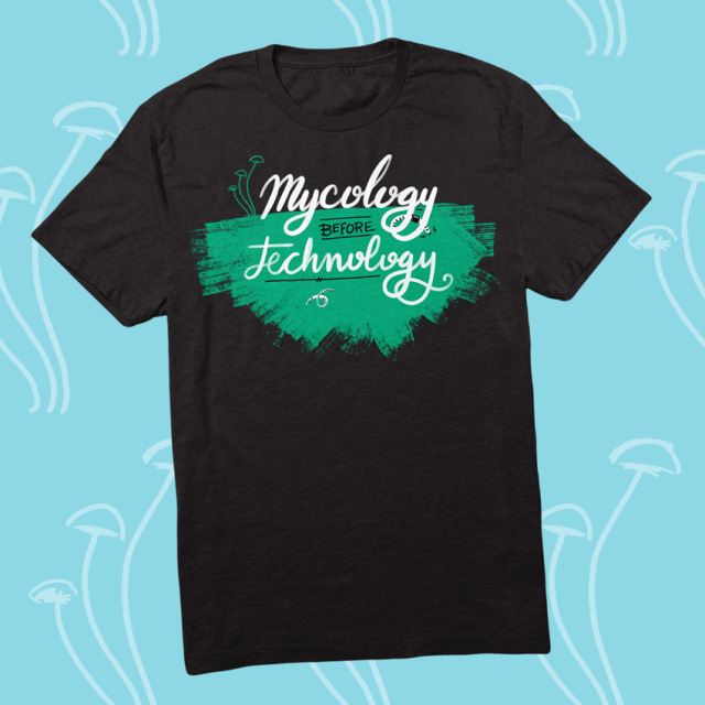 mycology before technology shirt