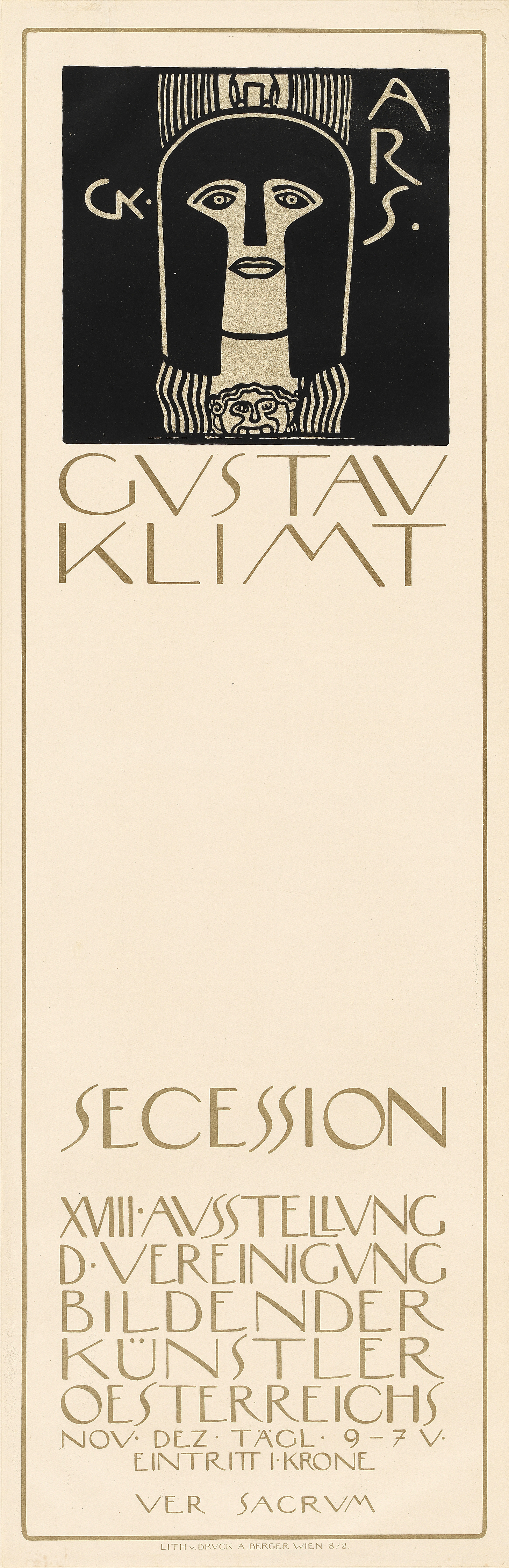 Plakat der 18. Ausstellung der Secession (1904) by Gustav Klimt