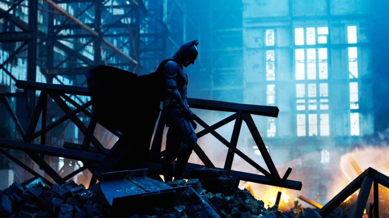 Christian Bale as Batman in The Dark Knight