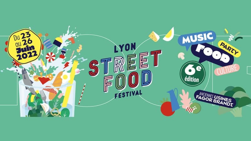 Lyon Street Food Festival 2022 du 23 au 26 juin
