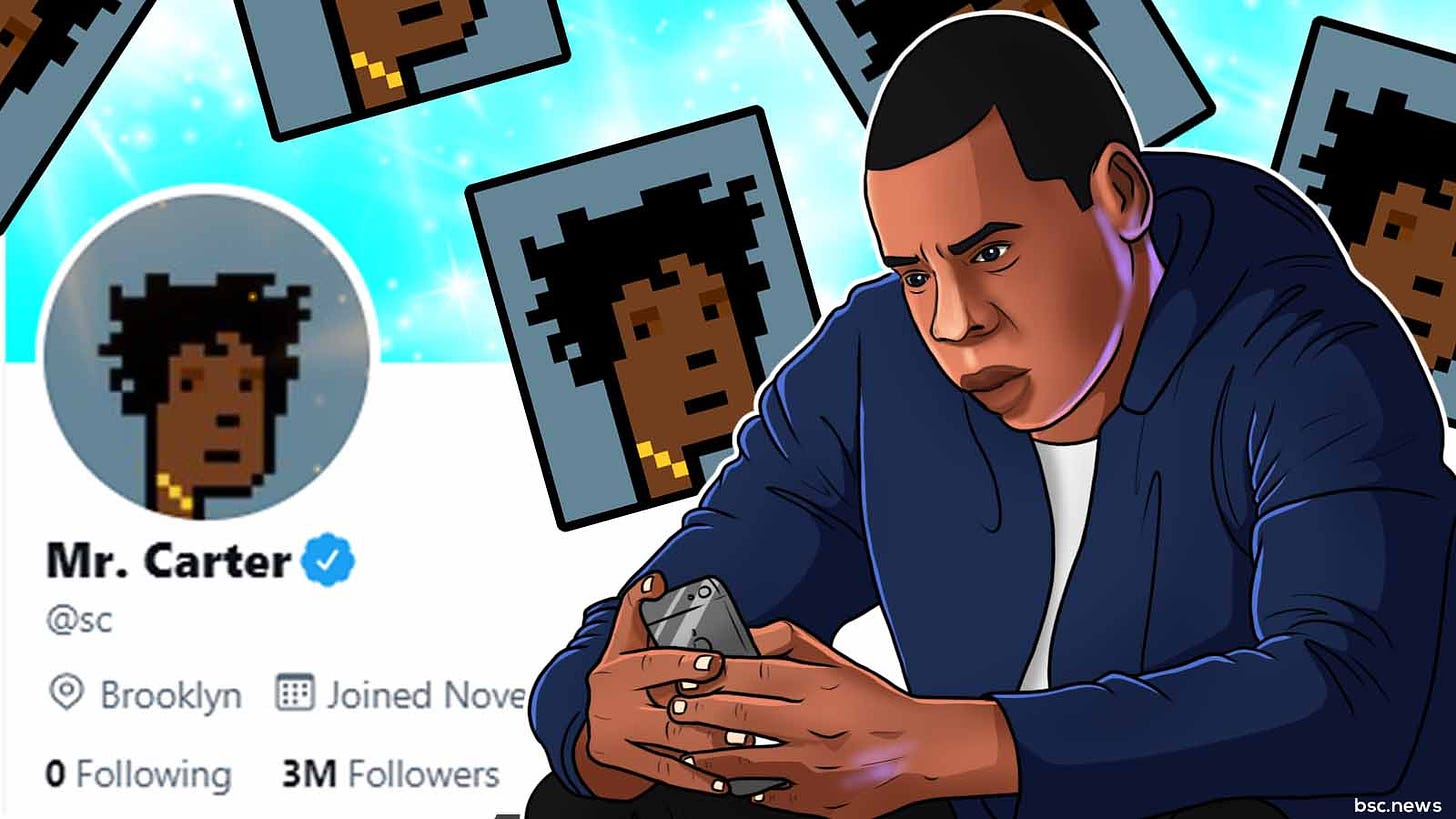 Jay Z Changes Twitter Profile to CryptoPunk NFT And Lists NFT on Sotheby&#39;s