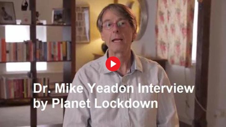 Dr. Mike Yeadon interview by planet lockdown