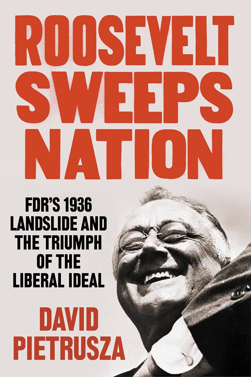 Bookcover for "Roosevelt Sweeps Nation" 