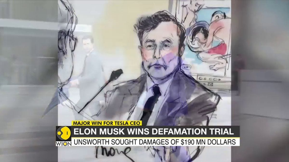 Elon Musk wins case over 'Pedo Guy' tweet - YouTube