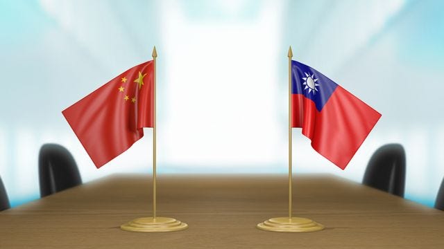 Banderines de China y Taiwán