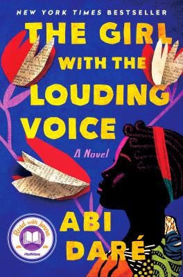 Cover art for The girl with the louding voice : a novel by Daré, Abi.