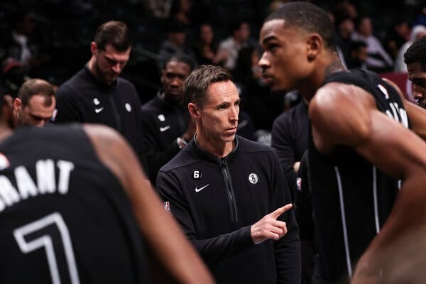 The Nets and Coach Steve Nash parted ways on Tuesday. Over a little more than two seasons, Nash led the Nets to a 94-67 record.