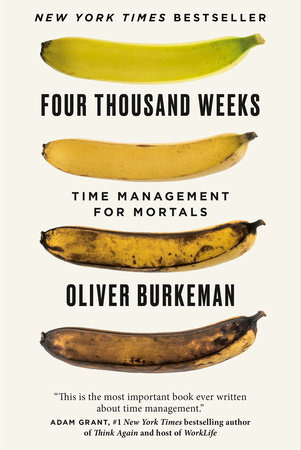 book cover for four thousand weeks