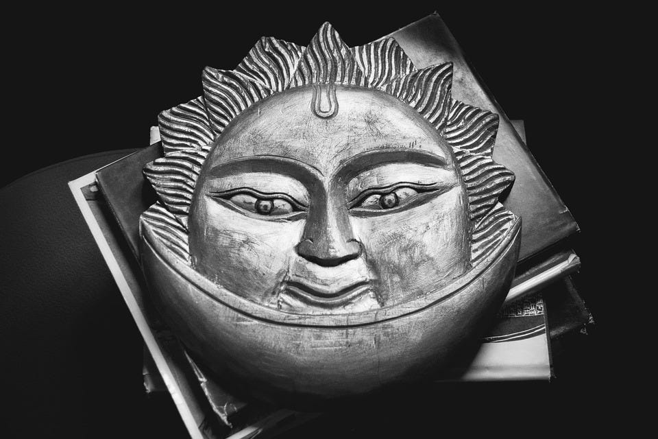 Sun, Moon, Symbol, Astrology, Allegory, Mythical