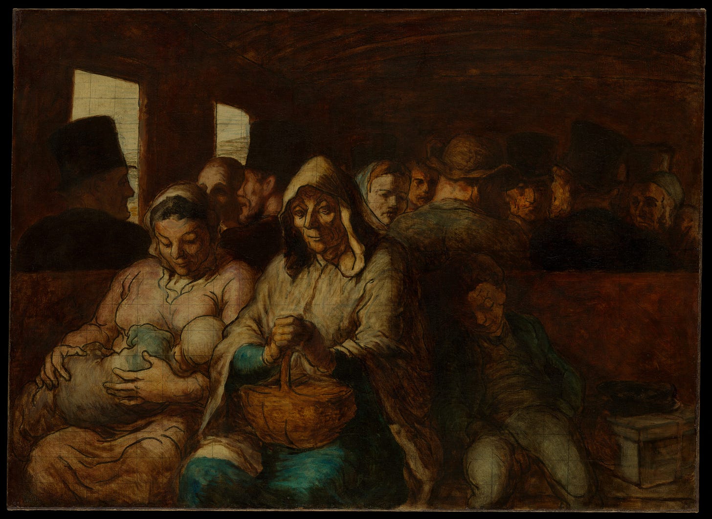 Honoré Daumier | The Third-Class Carriage | The Metropolitan Museum of Art
