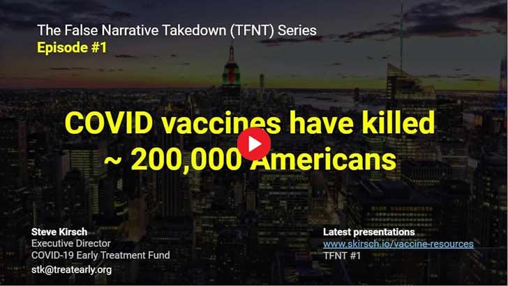 COVID vaccines have killed over 200,000 Americans