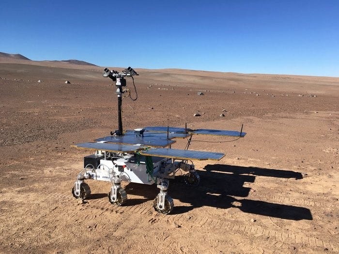 ExoMars: el robot gemelo de rover Rosalind Franklin aprobó su primera  prueba | BAE Negocios