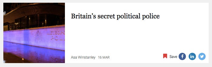 Britain's secret political police