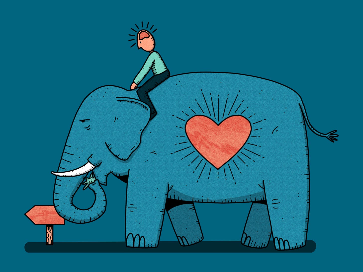 Rider and Elephant by Kinsley Johnson on Dribbble