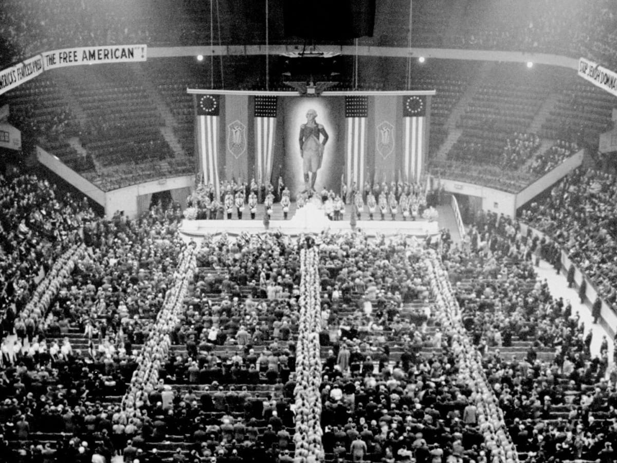 Americans hold a Nazi rally in Madison Square Garden - HISTORY