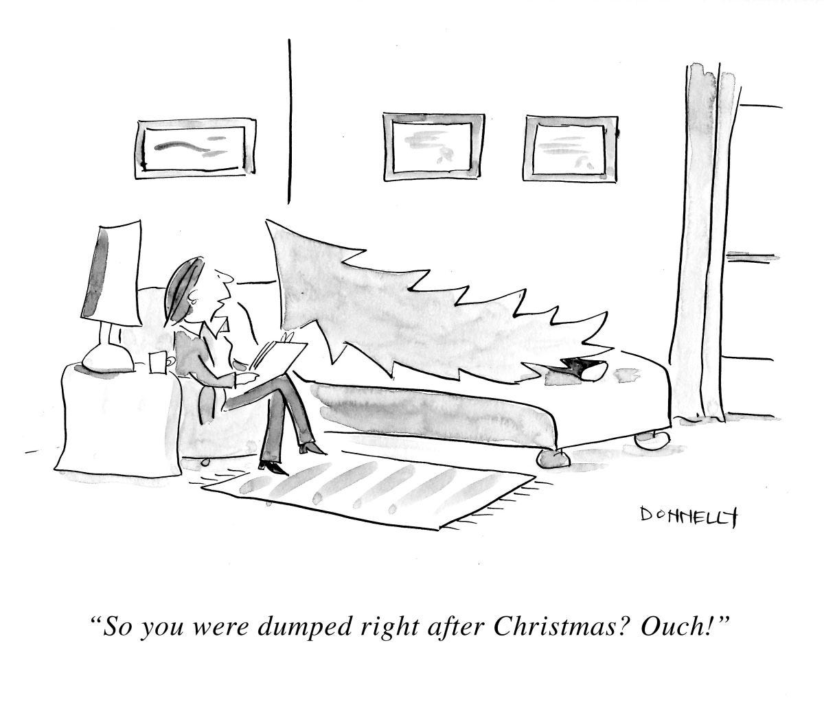 Christmas Therapy | Liza Donnelly | New Yorker Cartoonist