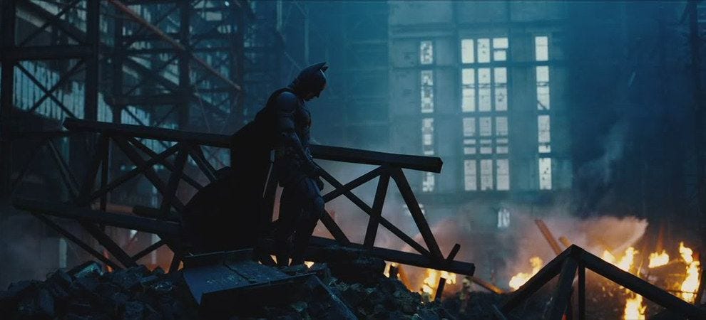 99 Of The Most Stunning Shots In Movie History | The dark knight trilogy,  The dark knight rises, Dark knight