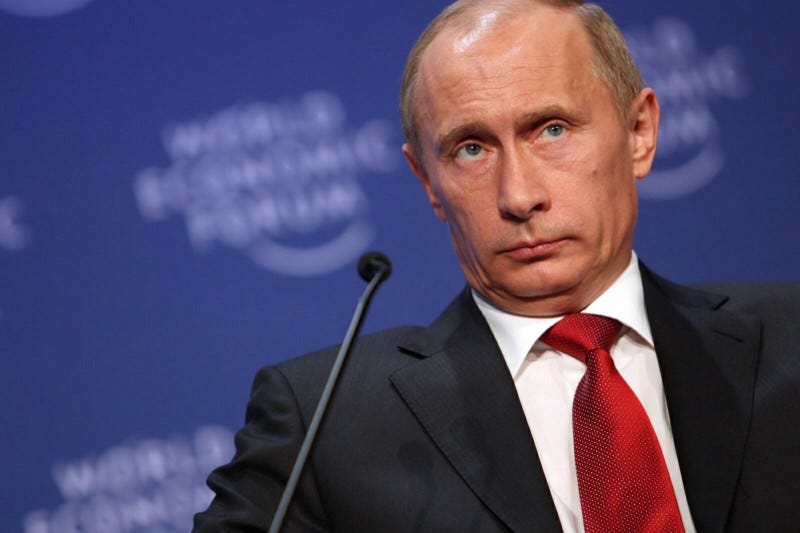 Vladimir Putin at the World Economic Forum
