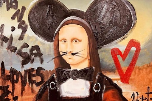 Celebrity Artist Domingo Zapata Says He Has a Sexual Relationship With the Mona Lisa. (Image: 
domingozapata)