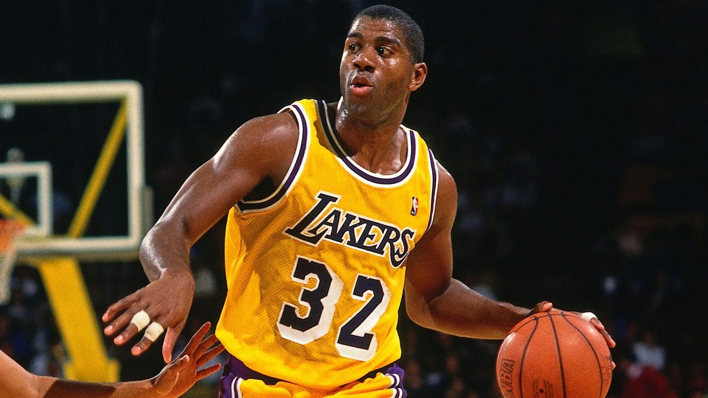 Celebrating Magic Johnson