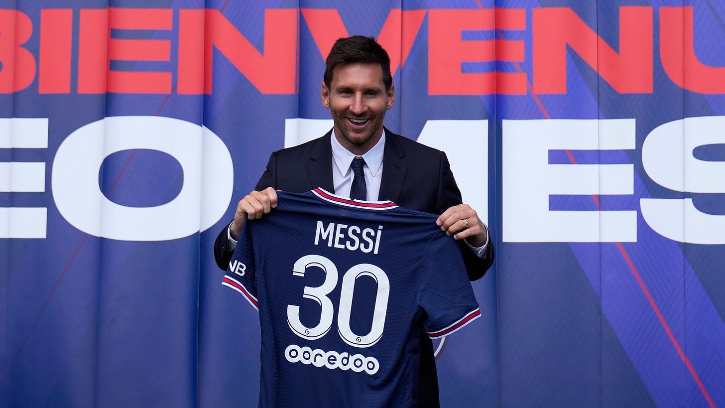 Lionel Messi reveals he chose to join Paris Saint-Germain in order to win  fifth Champions League | Football News | Sky Sports