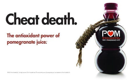 Cheat death' drink ad banned | Advertising Standards Authority | The  Guardian