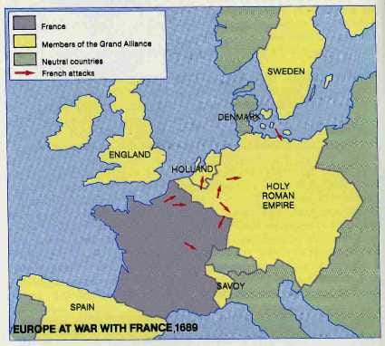 Europe at War with France, 1689