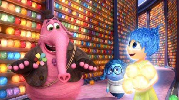 Inside Out's Bing Bong and imaginary friends: An expert discusses the  childhood benefits.