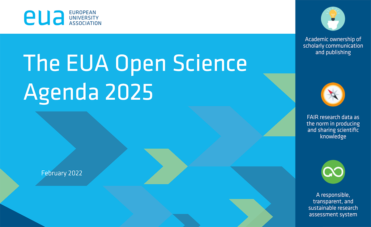 EUA Open Science Agenda 2025 Graphic